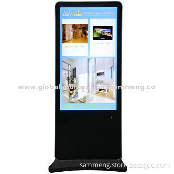 55-inch LCD Advertising Player with Android Solution, Supports LAN, Wi-Fi and 3G
